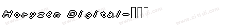 Horyzen Digital字体转换